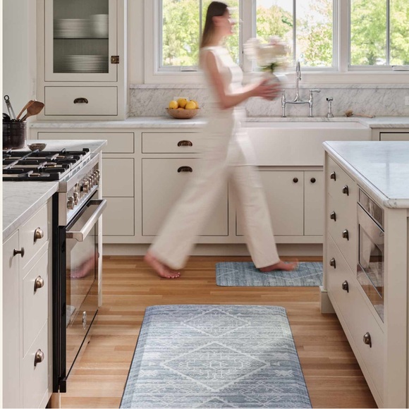 Brand NEW! House of Noa Standing Mat Ula Chambray– 22" x 72” - Picture 3 of 5